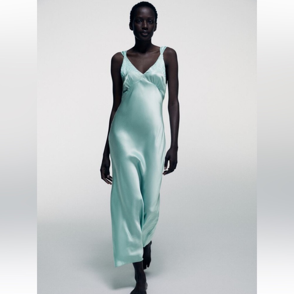 Silk slip dress